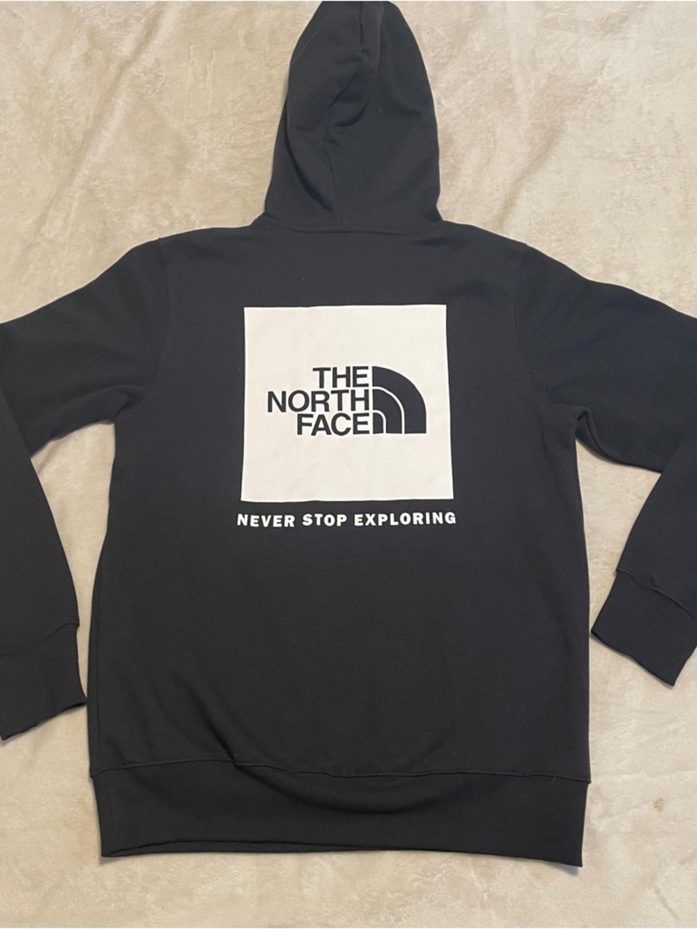 The North Face Black and White Logo Sweatshirt